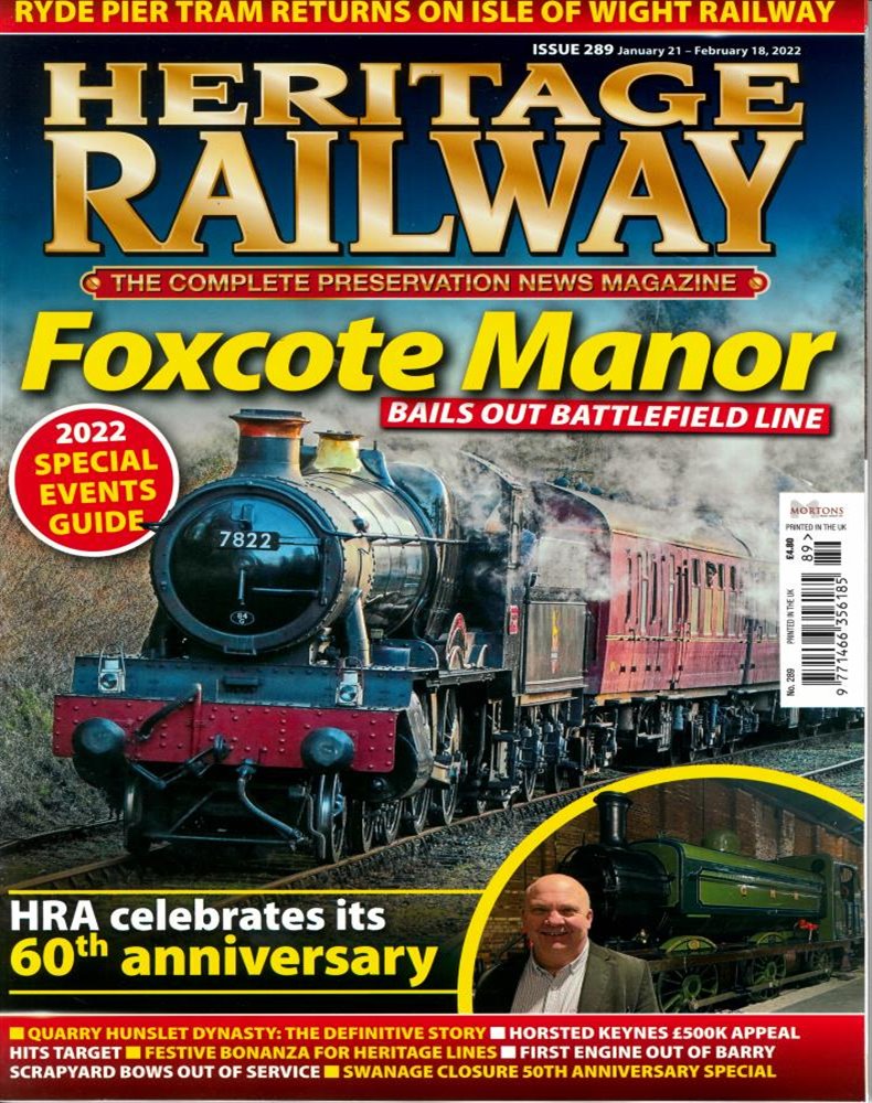 Heritage Railway Magazine Issue NO 289