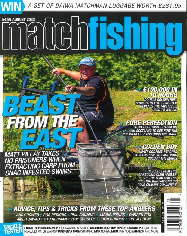 Match Fishing Magazine Issue AUG 22