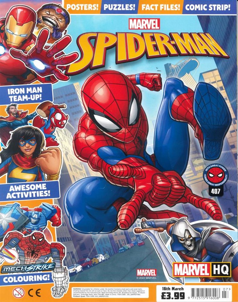 Spiderman Magazine Issue NO 407