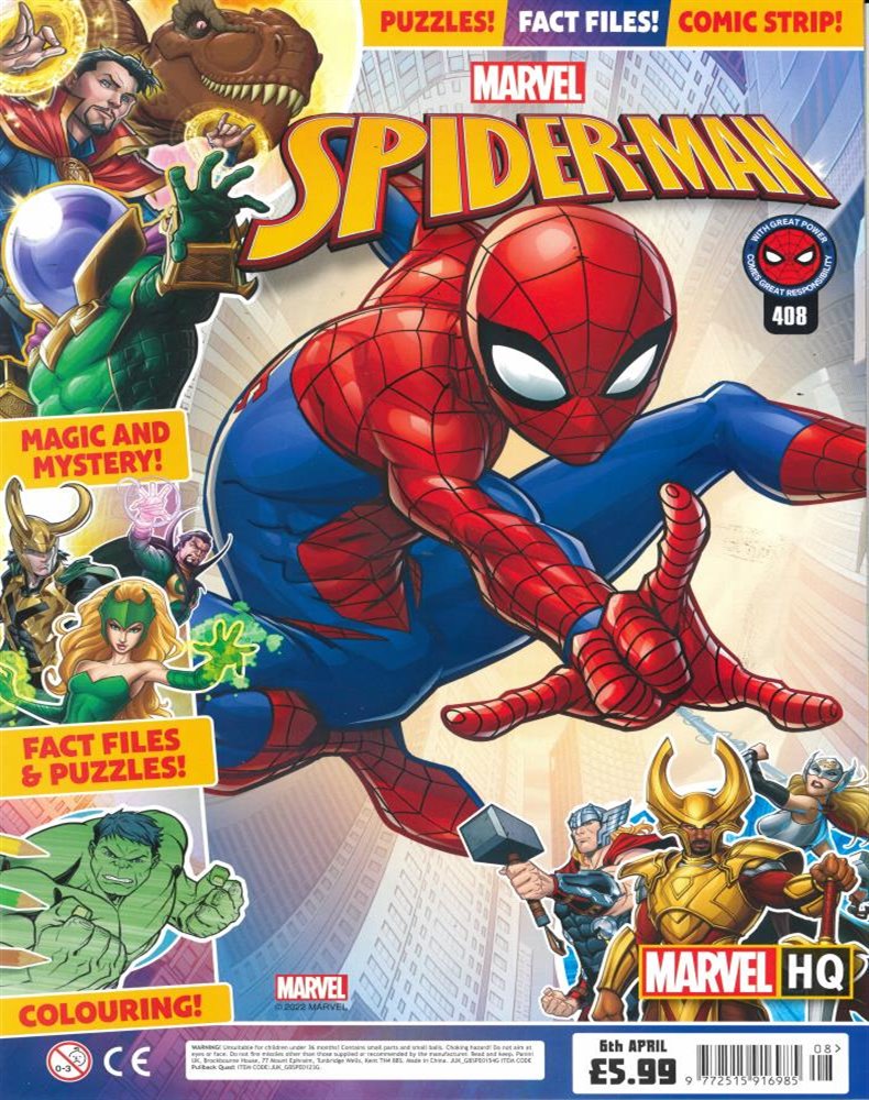 Spiderman Magazine Issue NO 408