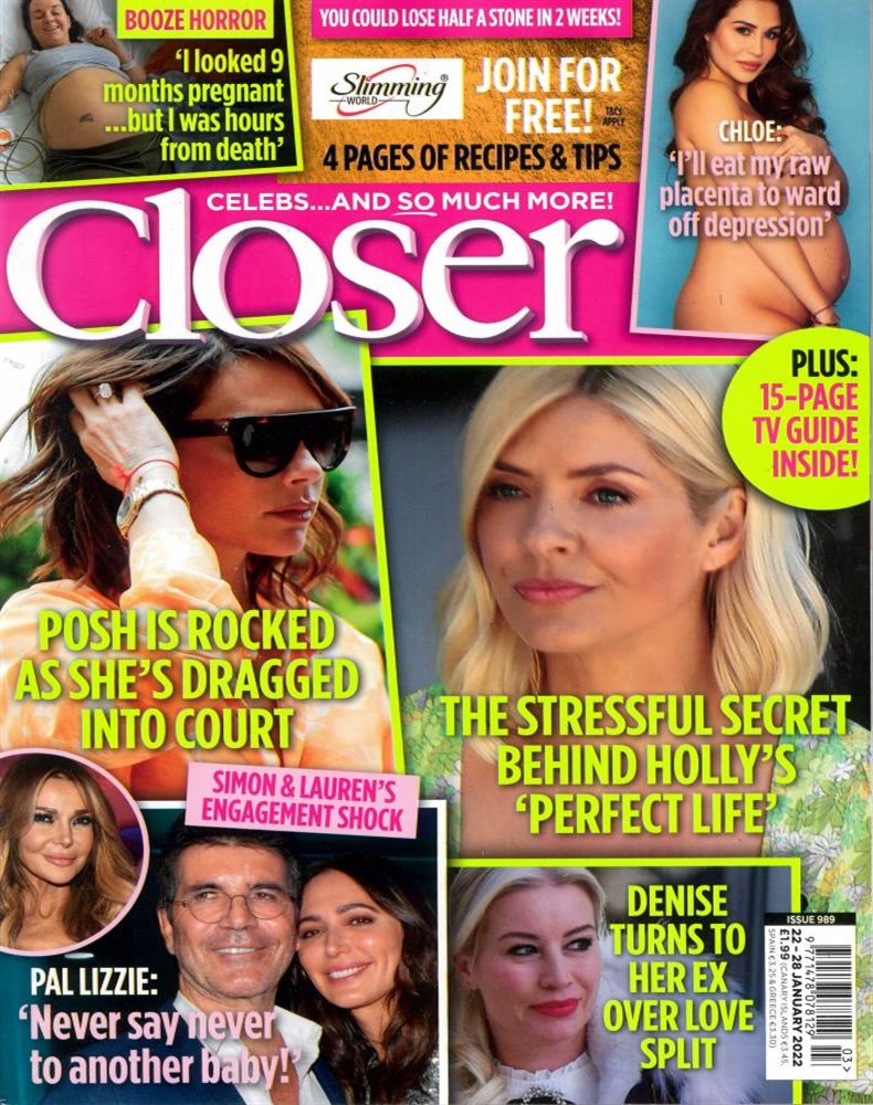 Closer Magazine Issue 22/01/2022