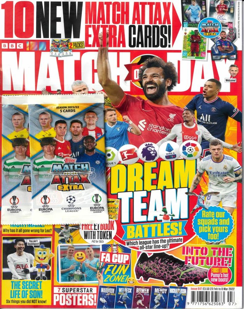 Match of the Day Magazine Issue NO 647