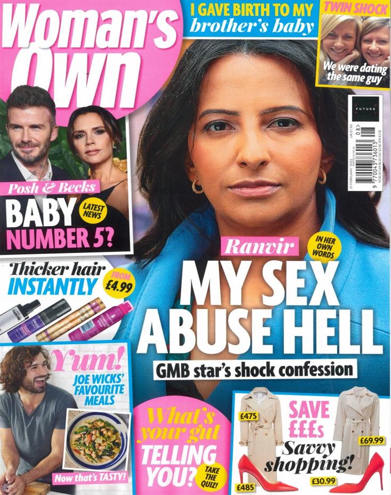 Woman's Own Magazine Issue 21/02/2022