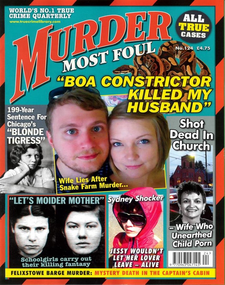 Murder Most Foul Magazine Issue NO 124