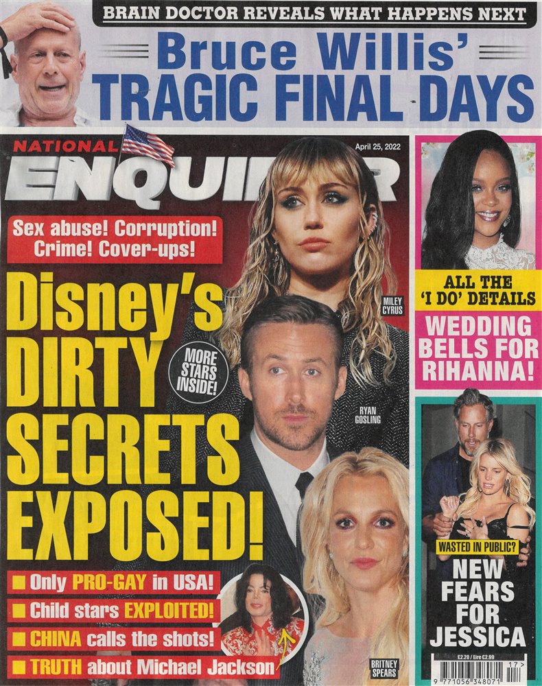 National Enquirer Magazine Issue 25 APR
