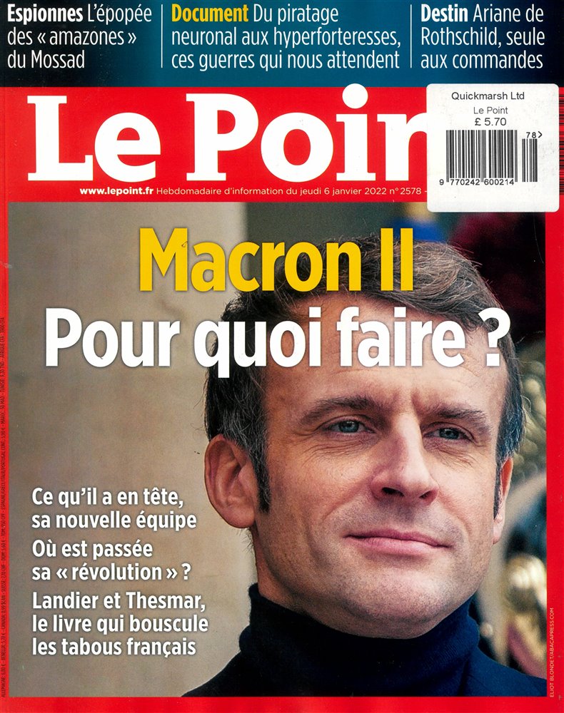 Le Point Issue NO 2578
