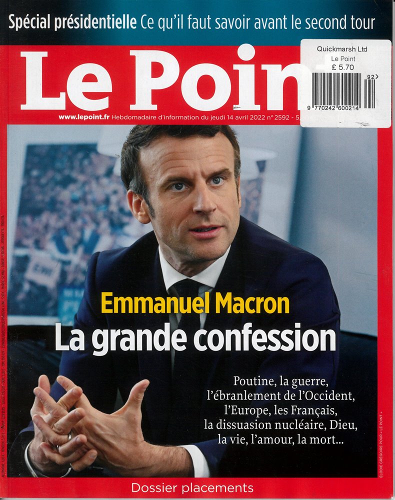 Le Point Magazine Issue NO 2592