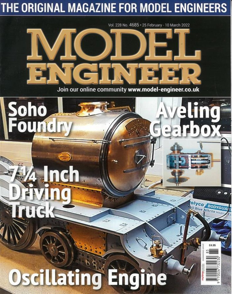 Model Engineer Magazine Issue NO 4685