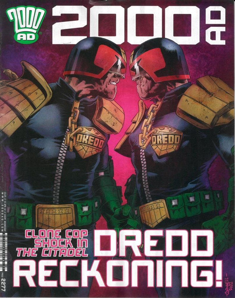 2000 AD Weekly Magazine Issue NO 2277