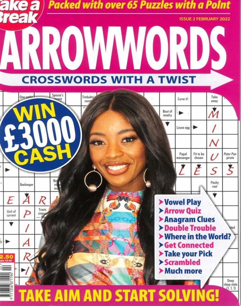 Take A Break's Arrowwords Magazine Issue NO 2
