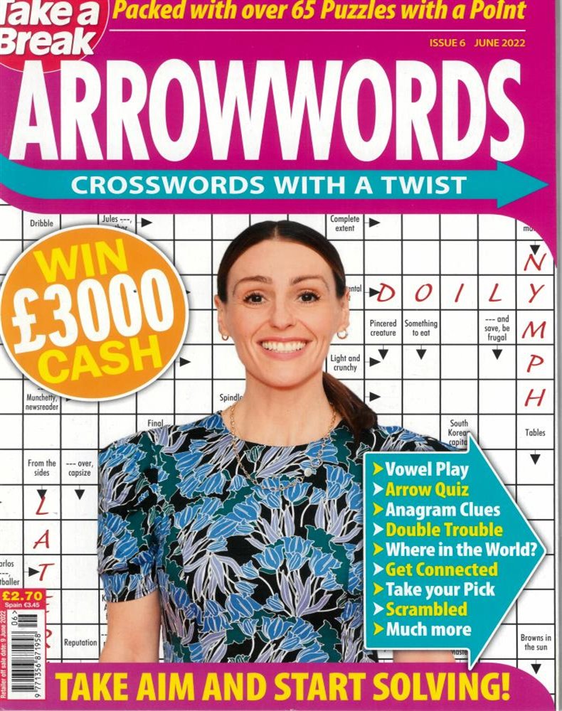 Take A Break's Arrowwords Magazine Issue NO 6