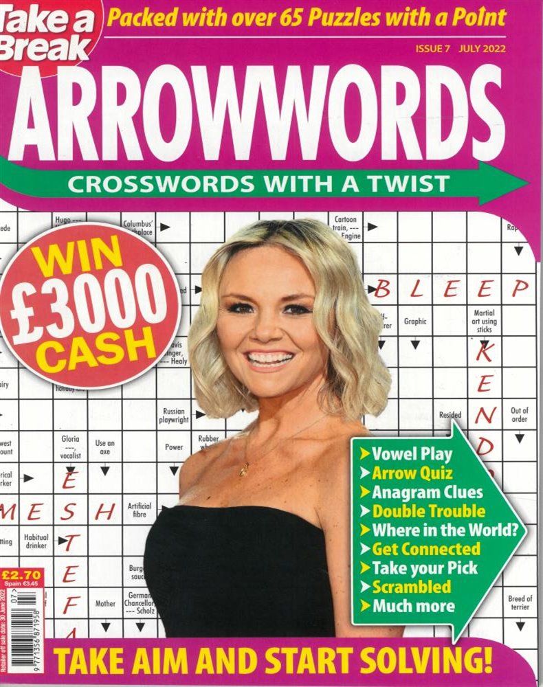 Take A Break's Arrowwords Magazine Issue NO 7