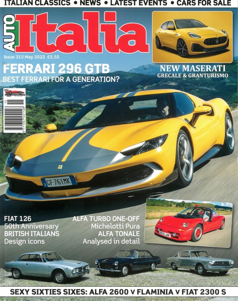 Auto Italia Magazine Issue NO 315