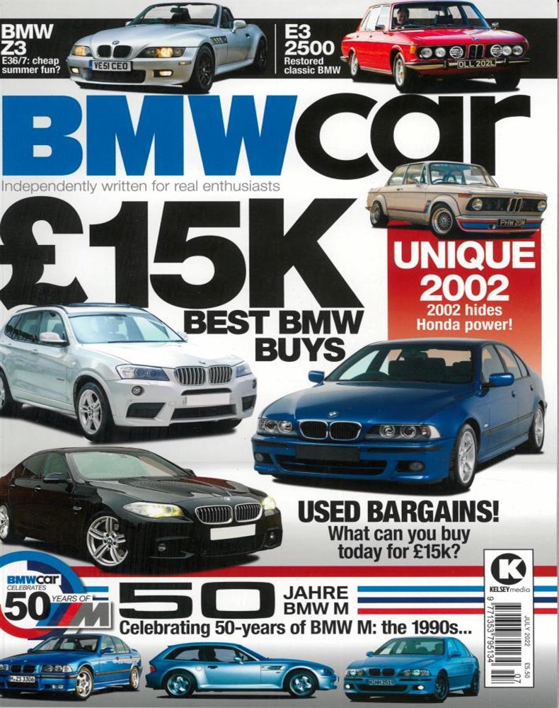 BMW Car Magazine Issue JUL 22