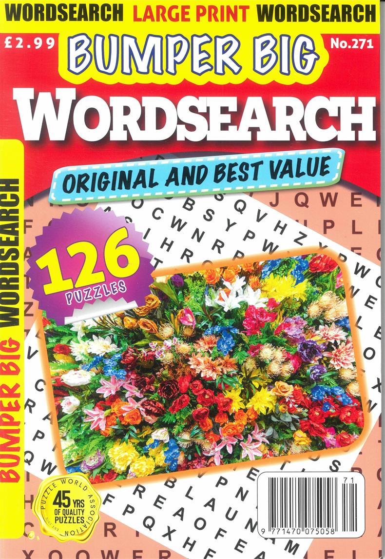 Bumper Big Word Search - NO 271