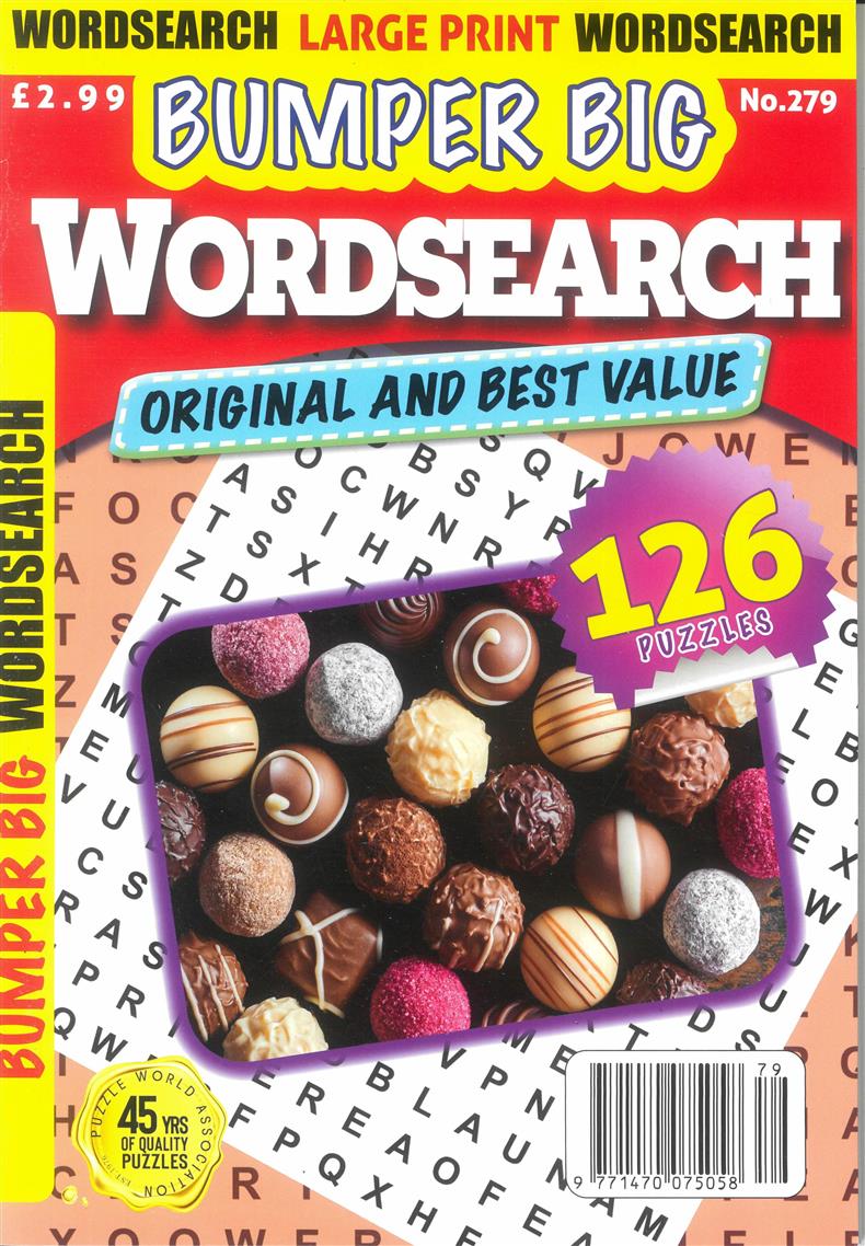 Bumper Big Word Search - NO 279