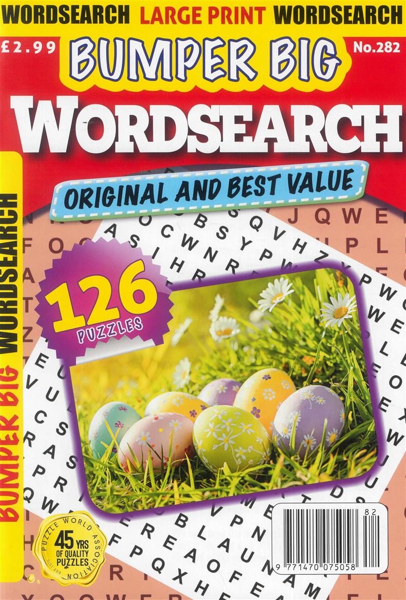 Bumper Big Word Search - NO 282