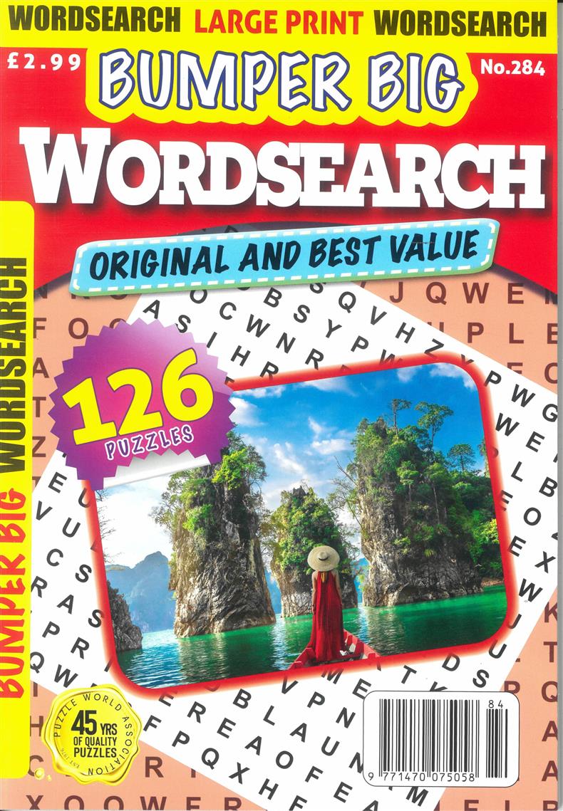 Bumper Big Word Search - NO 284