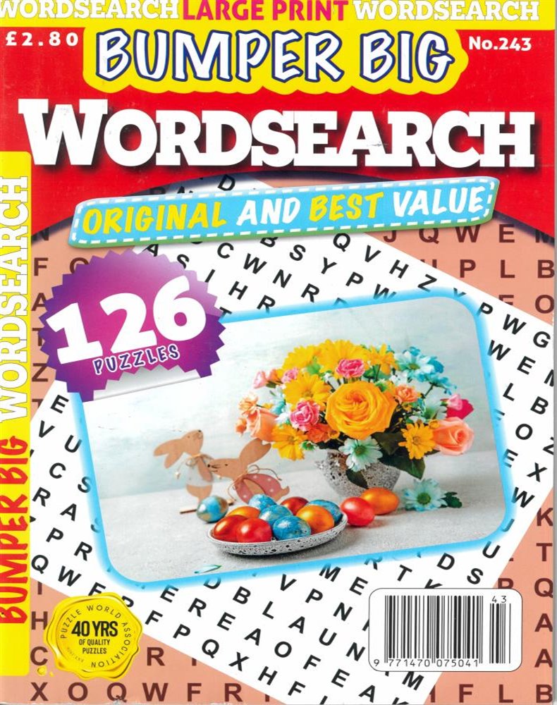Bumper Big Word Search Magazine Issue NO 243