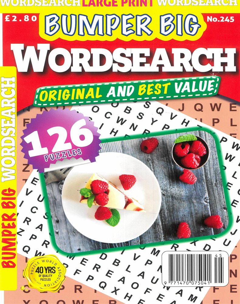 Bumper Big Word Search Magazine Issue NO 245