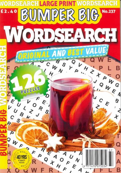 Bumper Big Word Search Magazine
