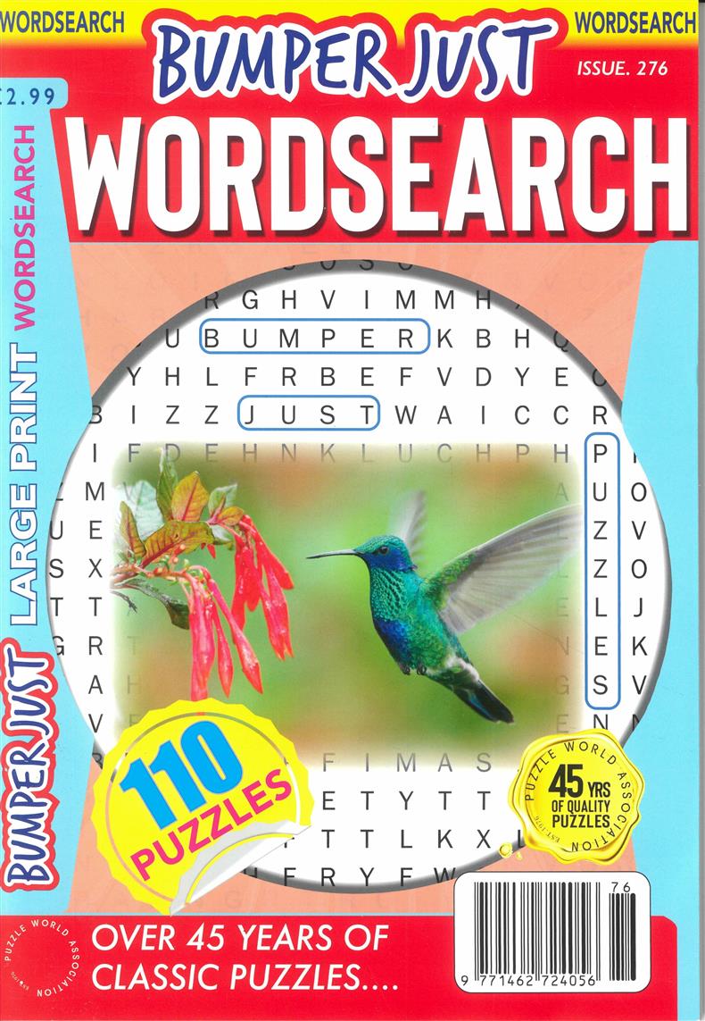 Bumper Just Wordsearch - NO 276