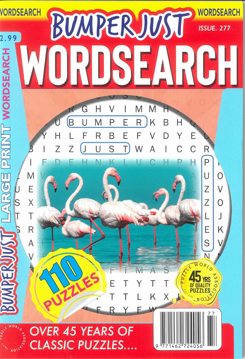 Bumper Just Wordsearch - NO 277