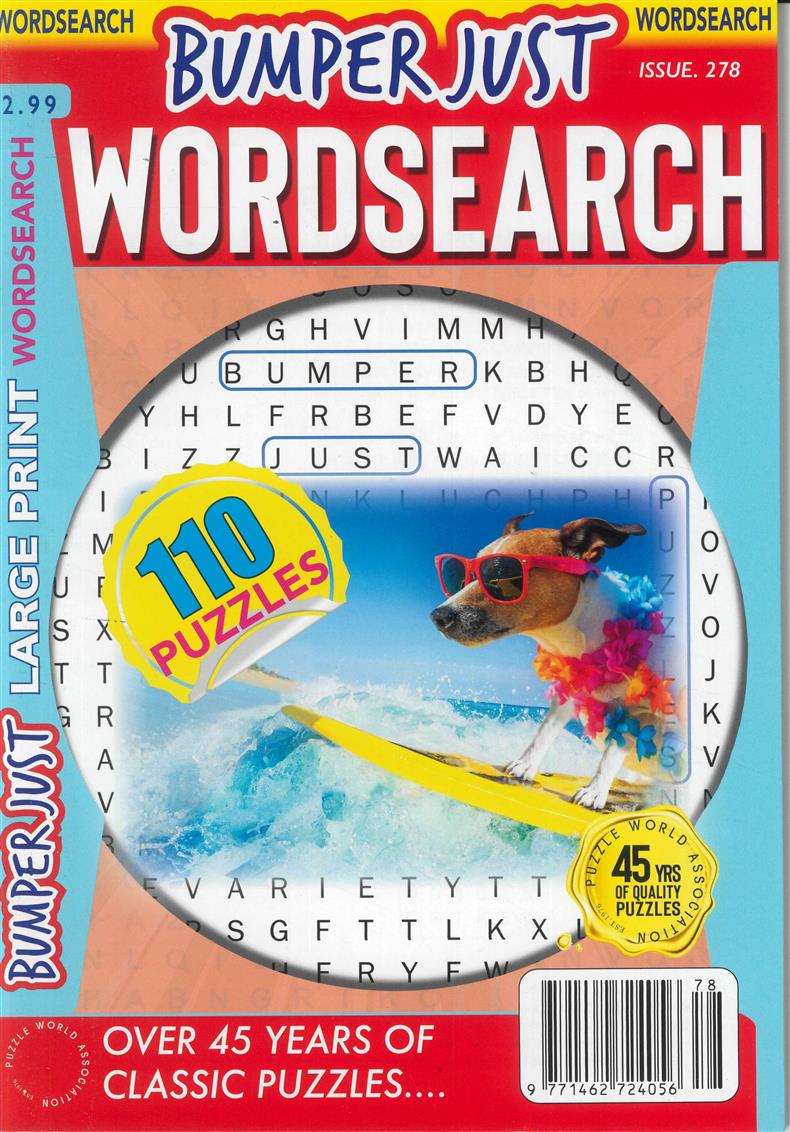 Bumper Just Wordsearch - NO 278
