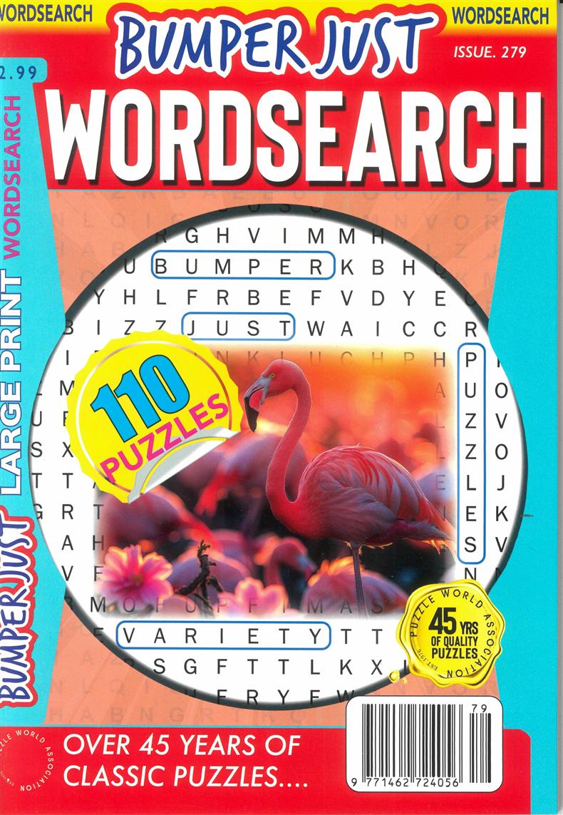 Bumper Just Wordsearch - NO 279