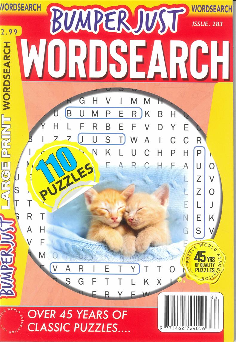Bumper Just Wordsearch - NO 283