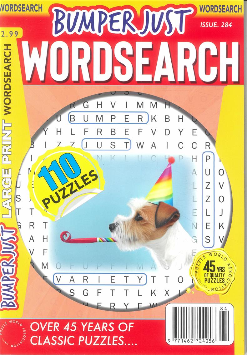 Bumper Just Wordsearch - NO 284