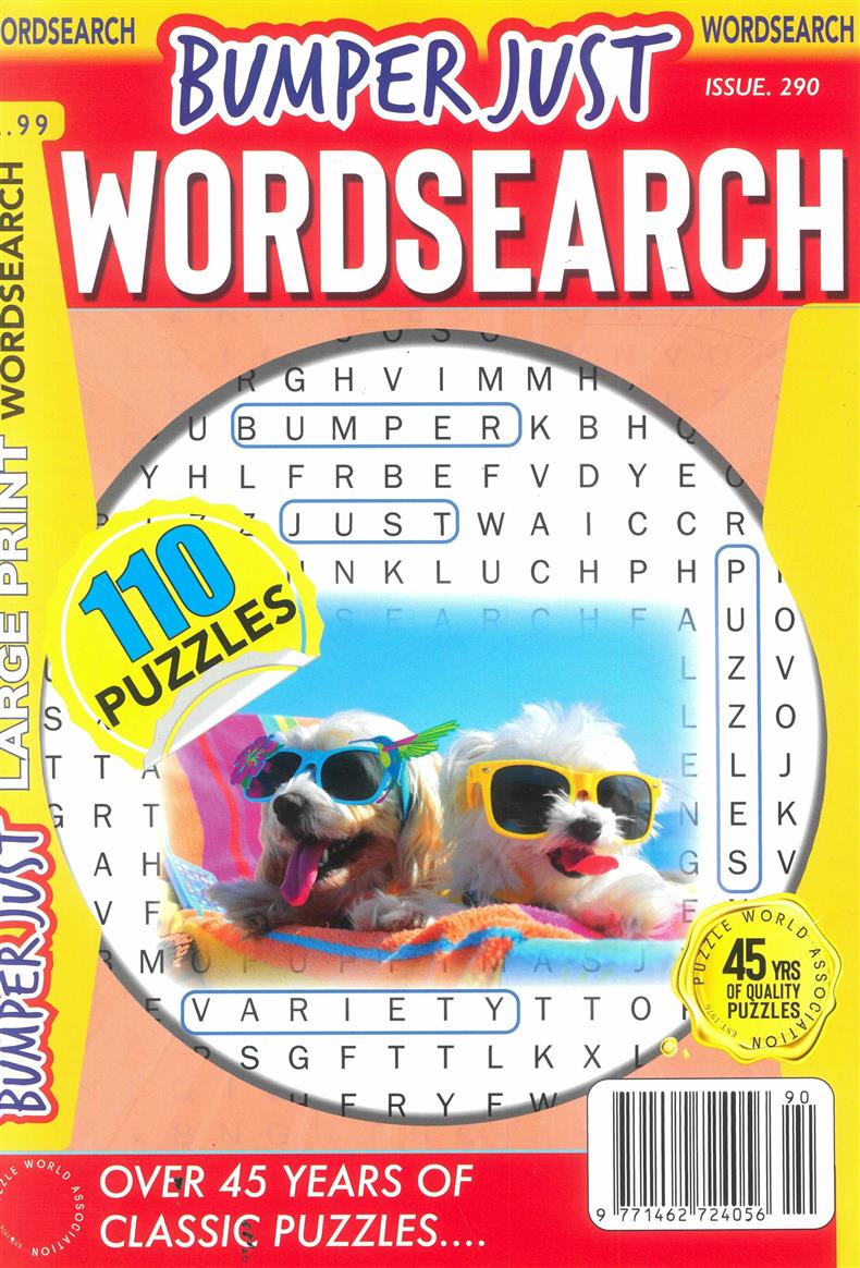 Bumper Just Wordsearch - NO 290