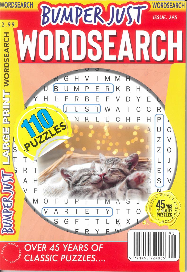 Bumper Just Wordsearch - NO 295