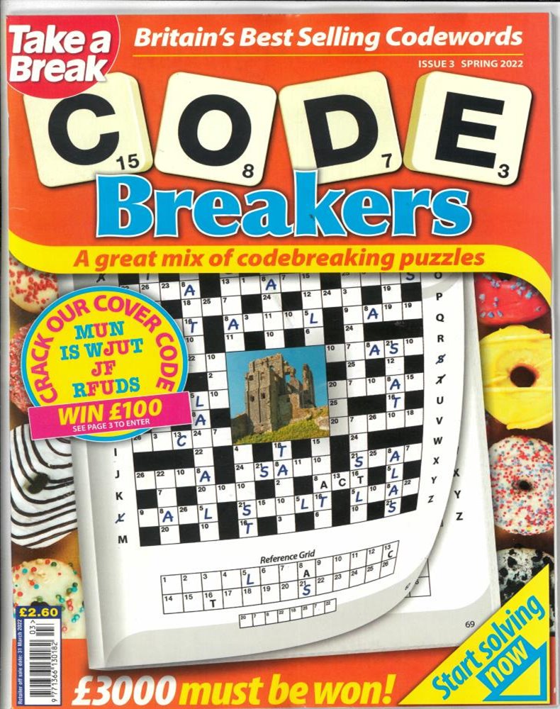 Take a Break Codebreakers Magazine Issue NO 3