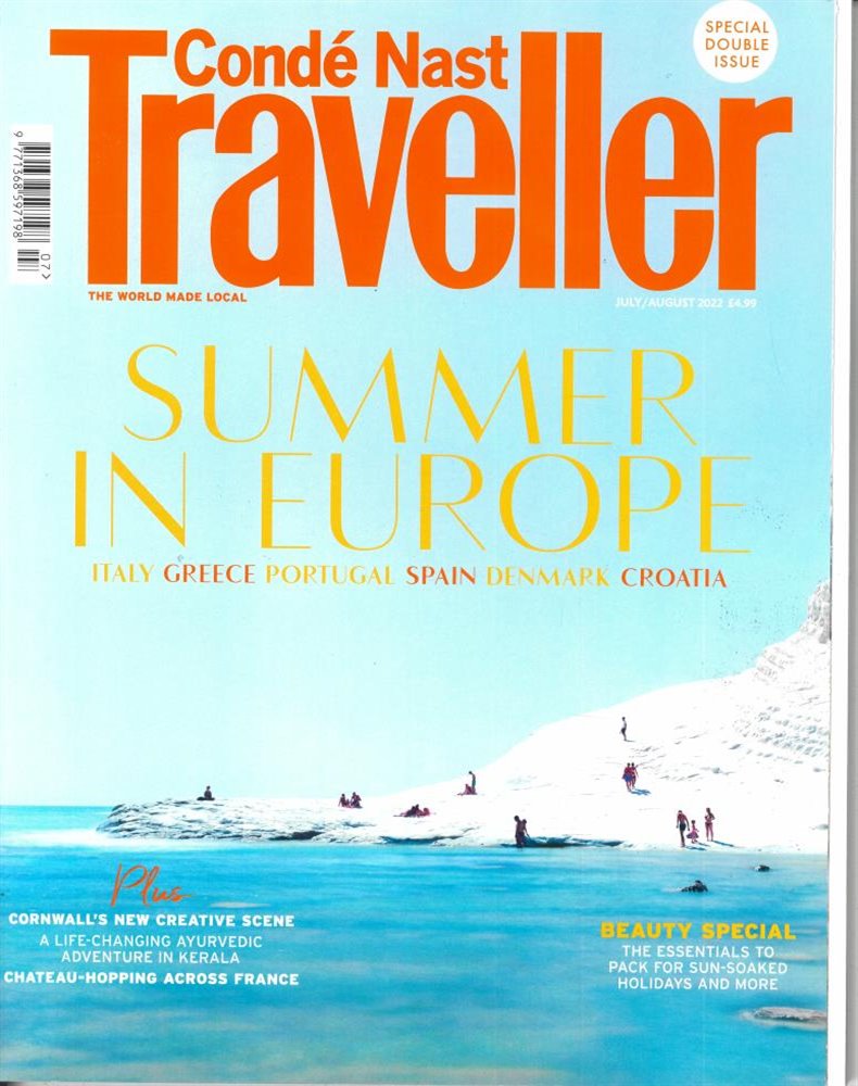 Conde Nast Traveller Magazine Issue JUL-AUG