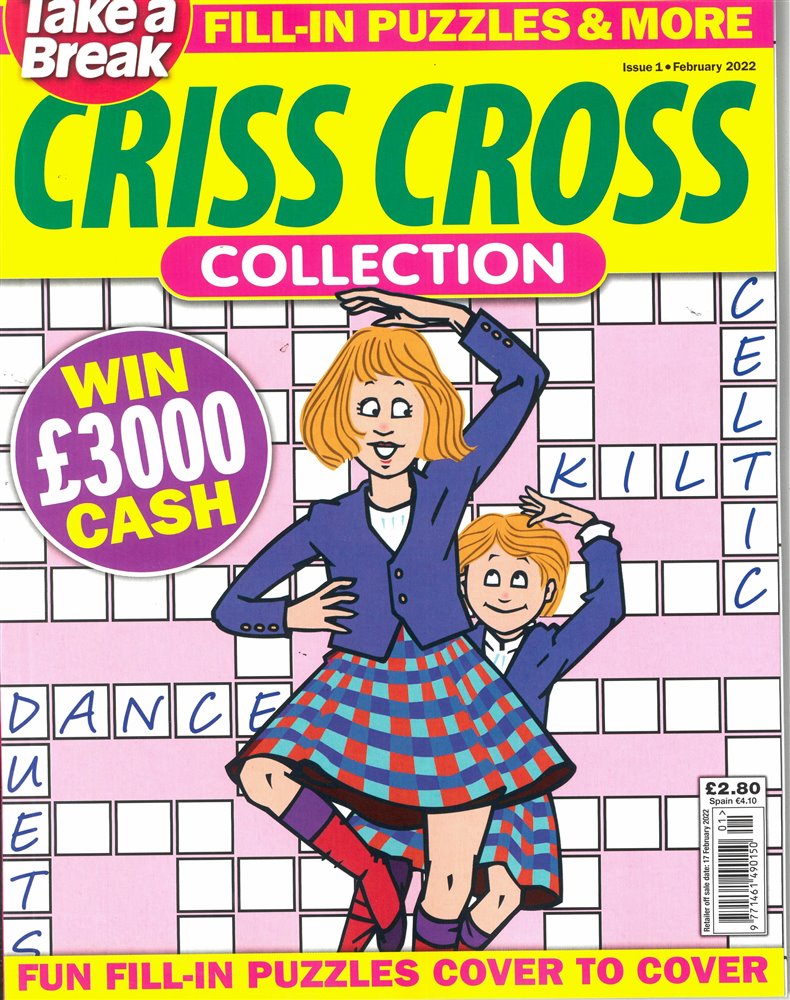 Take A Break's Crisscross Magazine Issue NO 1 JAN22