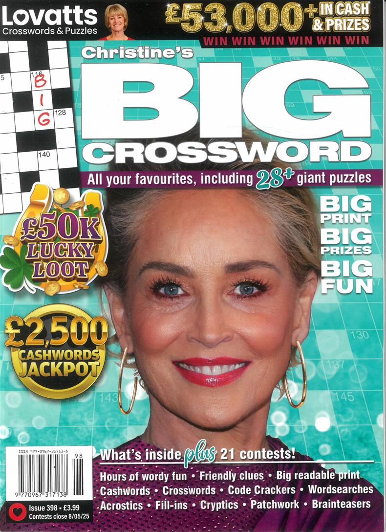 Lovatts Big Crossword - NO 398