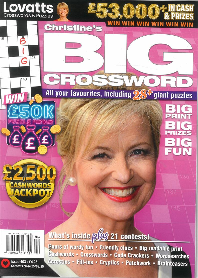 Lovatts Big Crossword - NO 403
