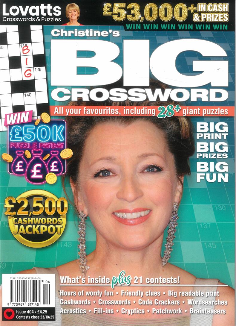 Lovatts Big Crossword - NO 404