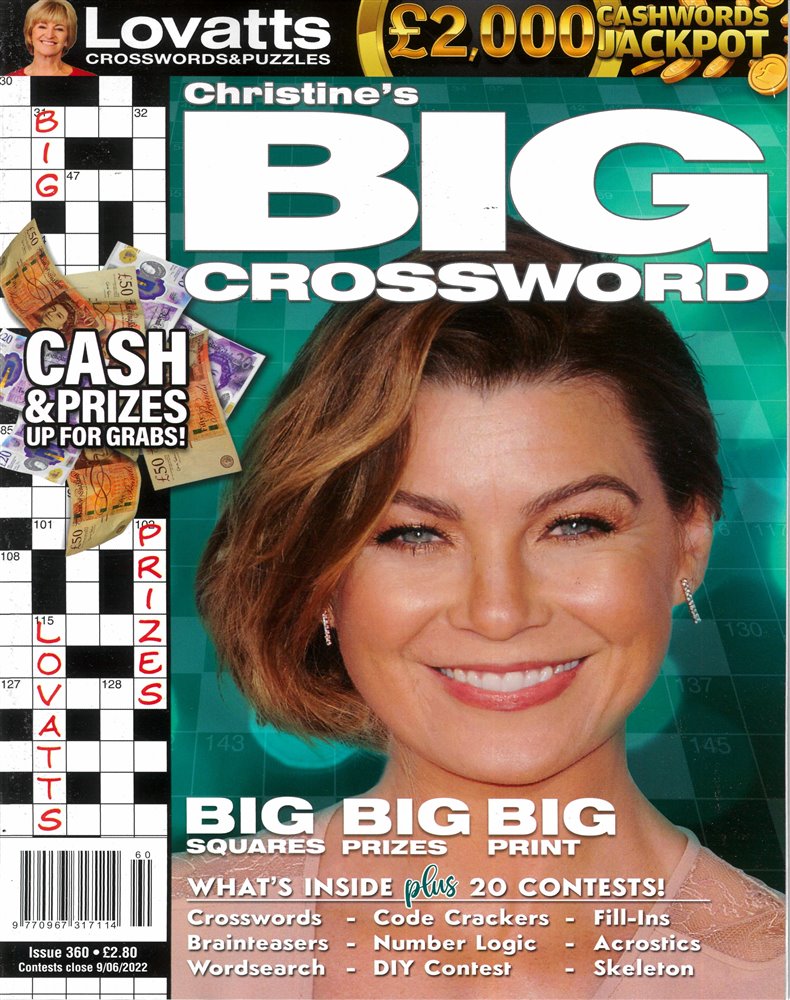 Lovatts Big Crossword Magazine Issue NO 360