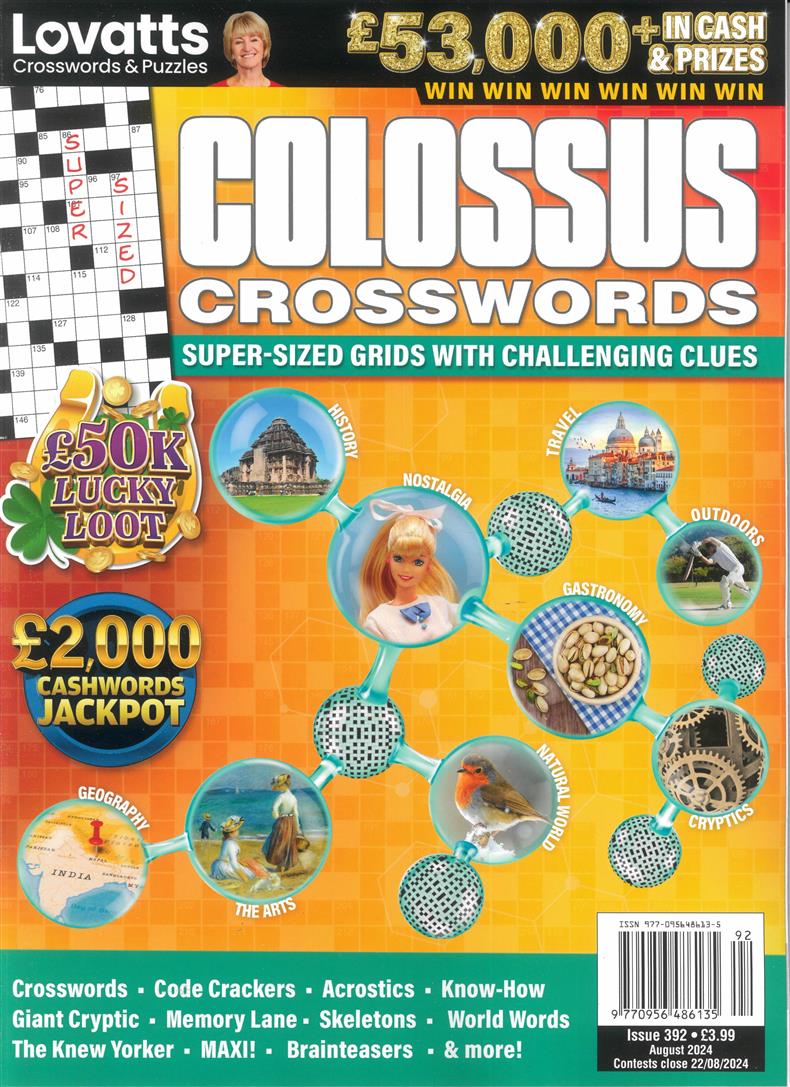 Lovatts Colossus Crosswords - NO 392