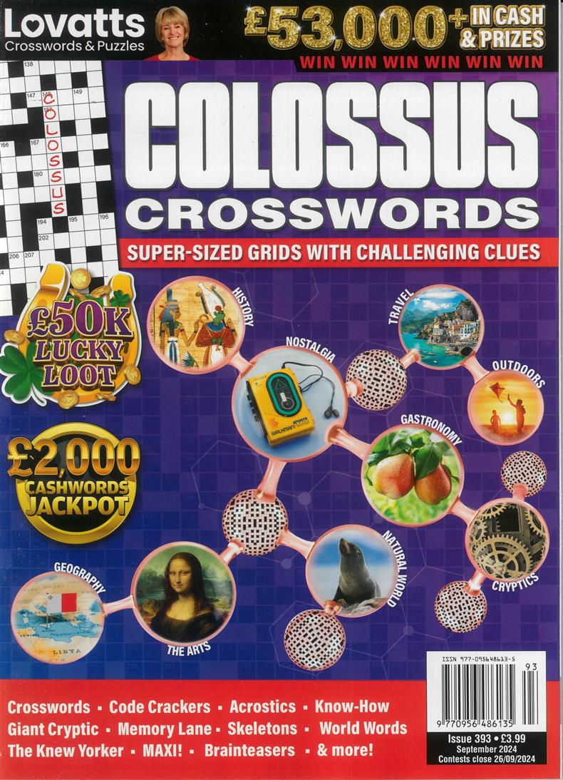 Lovatts Colossus Crosswords - NO 393