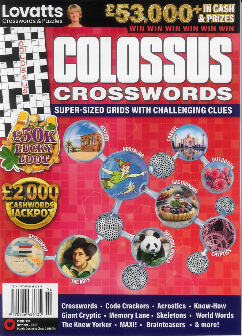 Lovatts Colossus Crosswords - NO 394