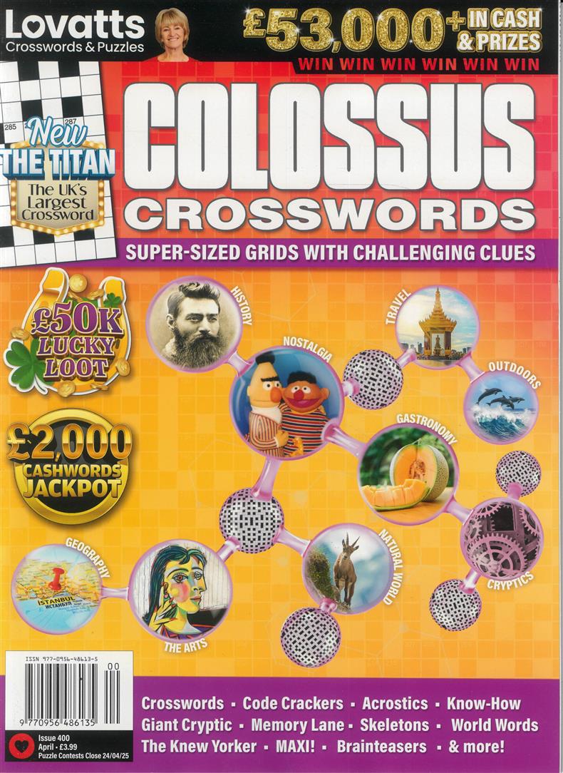 Lovatts Colossus Crosswords - NO 400