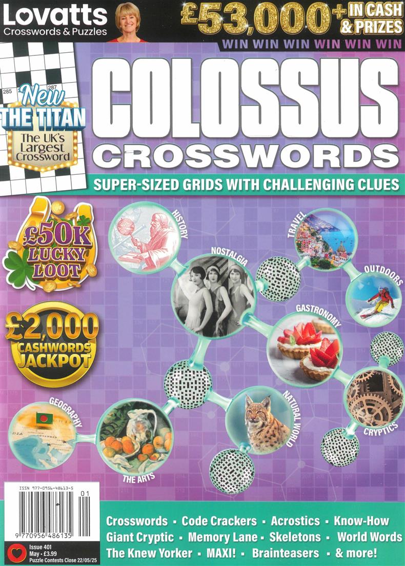 Lovatts Colossus Crosswords - NO 401