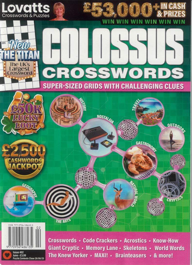 Lovatts Colossus Crosswords - NO 402