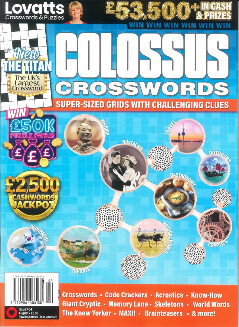 Lovatts Colossus Crosswords - NO 404