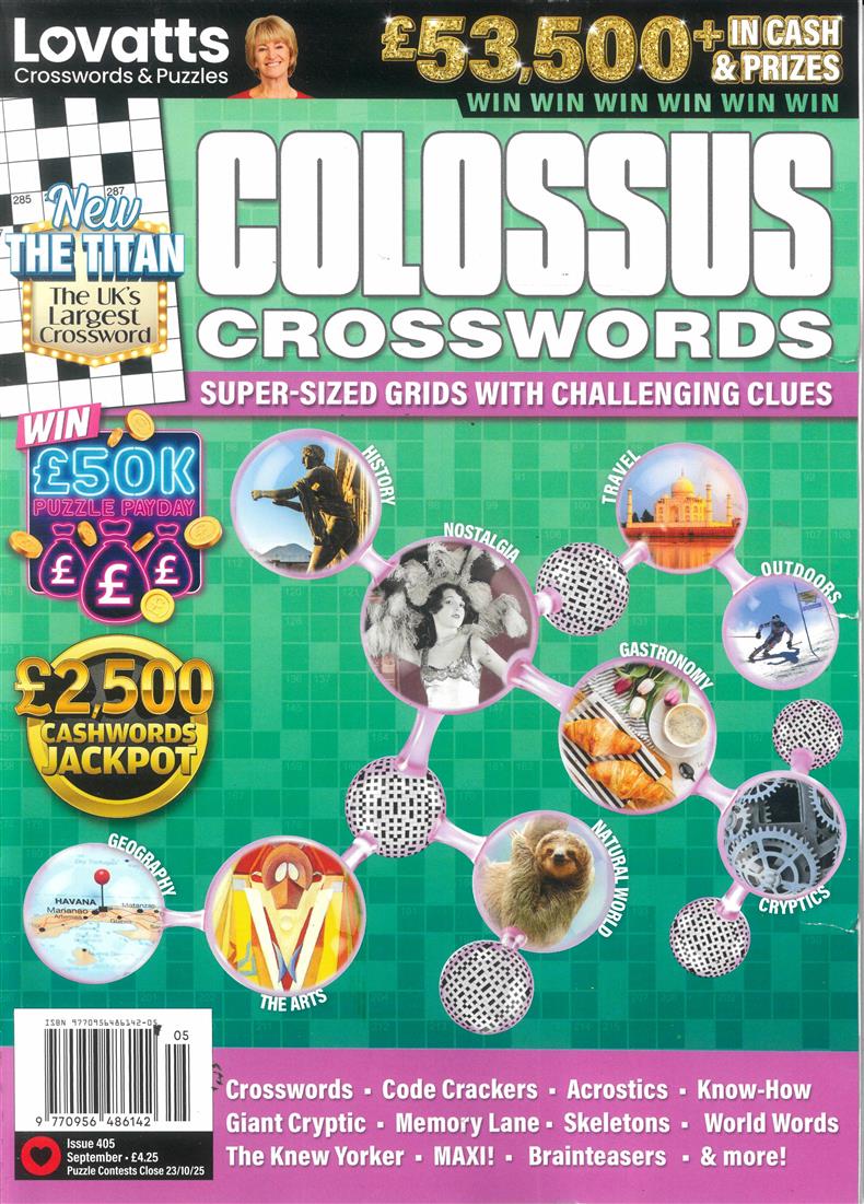 Lovatts Colossus Crosswords - NO 405