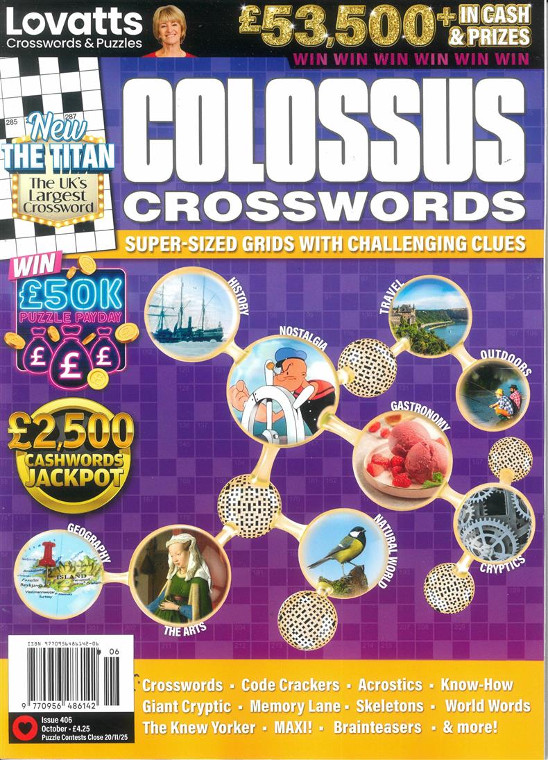 Lovatts Colossus Crosswords - NO 406