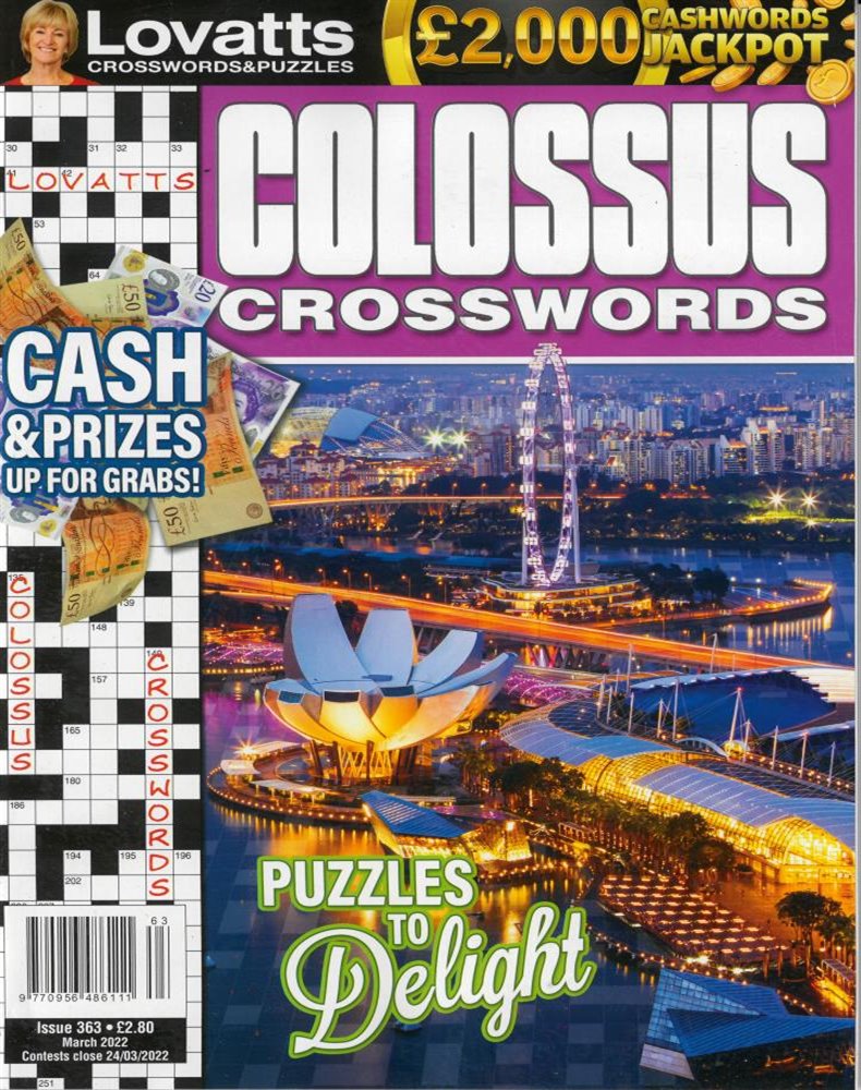 Lovatts Colossus Crosswords Magazine Issue NO 363